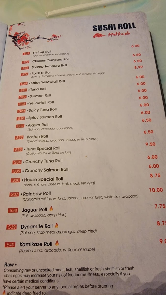 Menu Hokkaido Japanese Restaurant-6