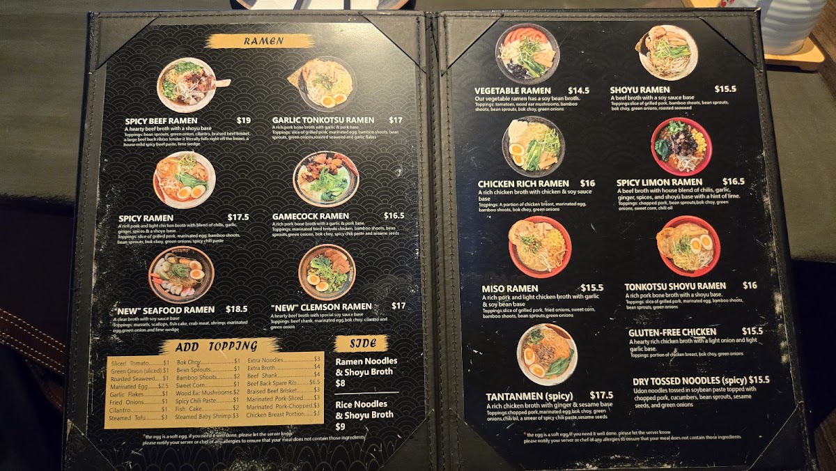 Menu Hokkaido Ramen House-2