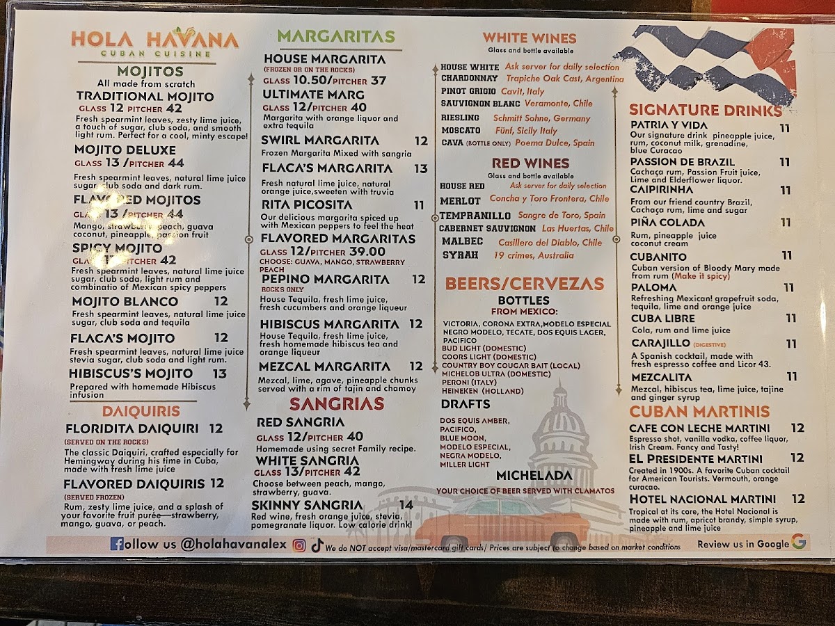 Menu Hola Havana Cuban Restaurant-2