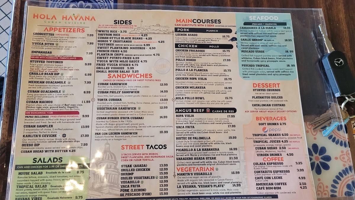 Menu Hola Havana Cuban Restaurant-7