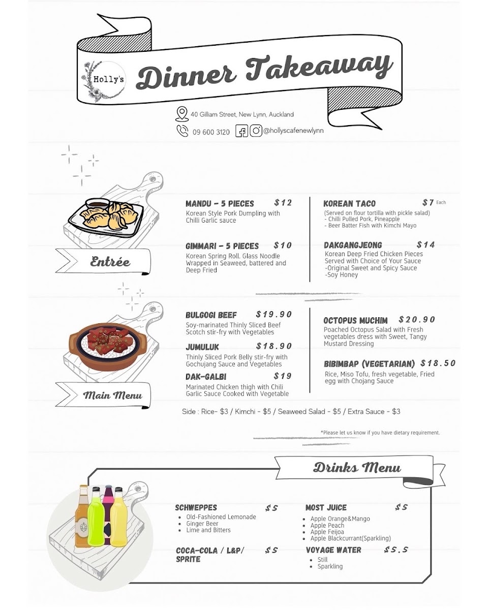 Menu Holly's Café-3
