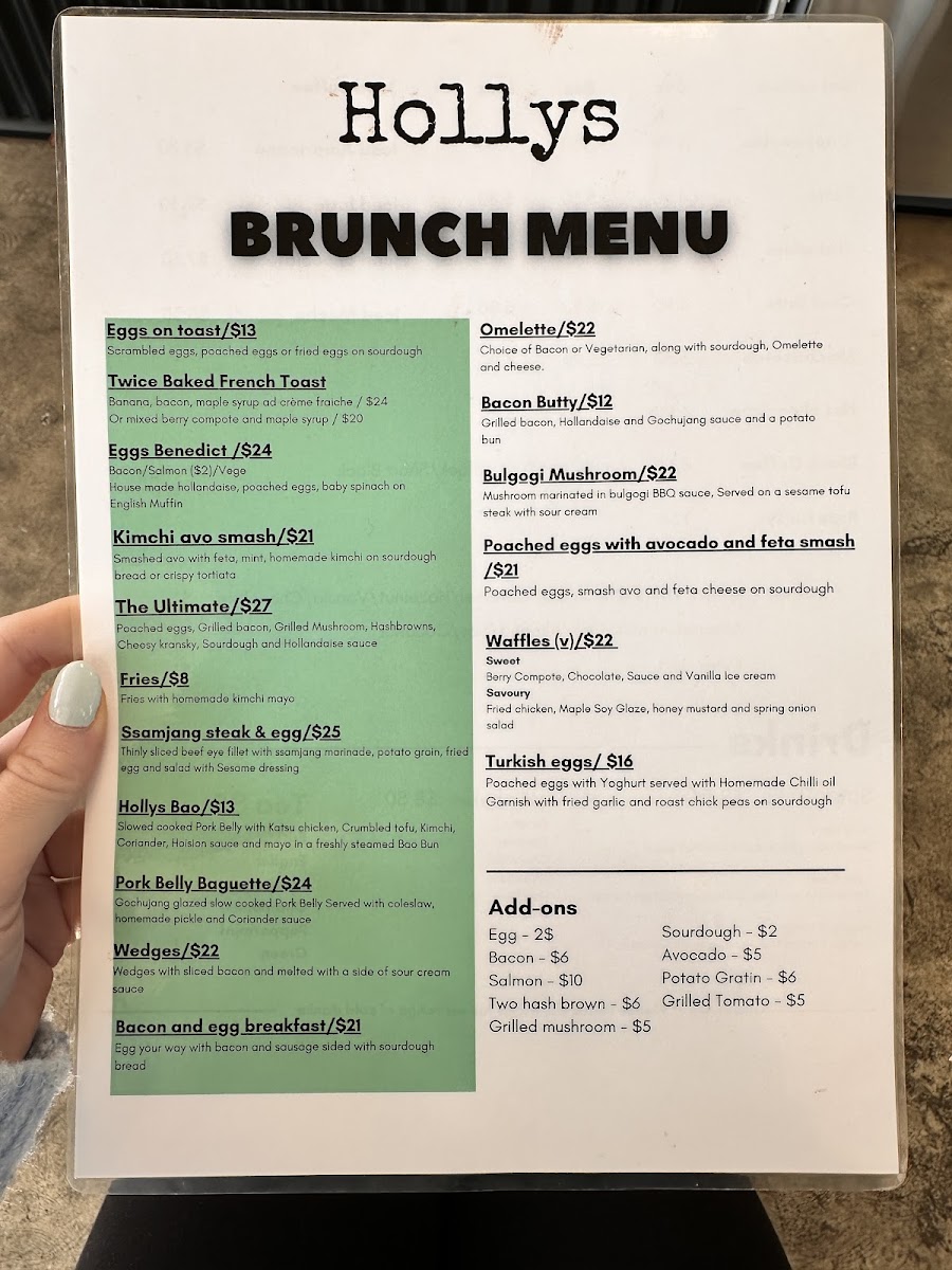 Menu Holly's Café-4