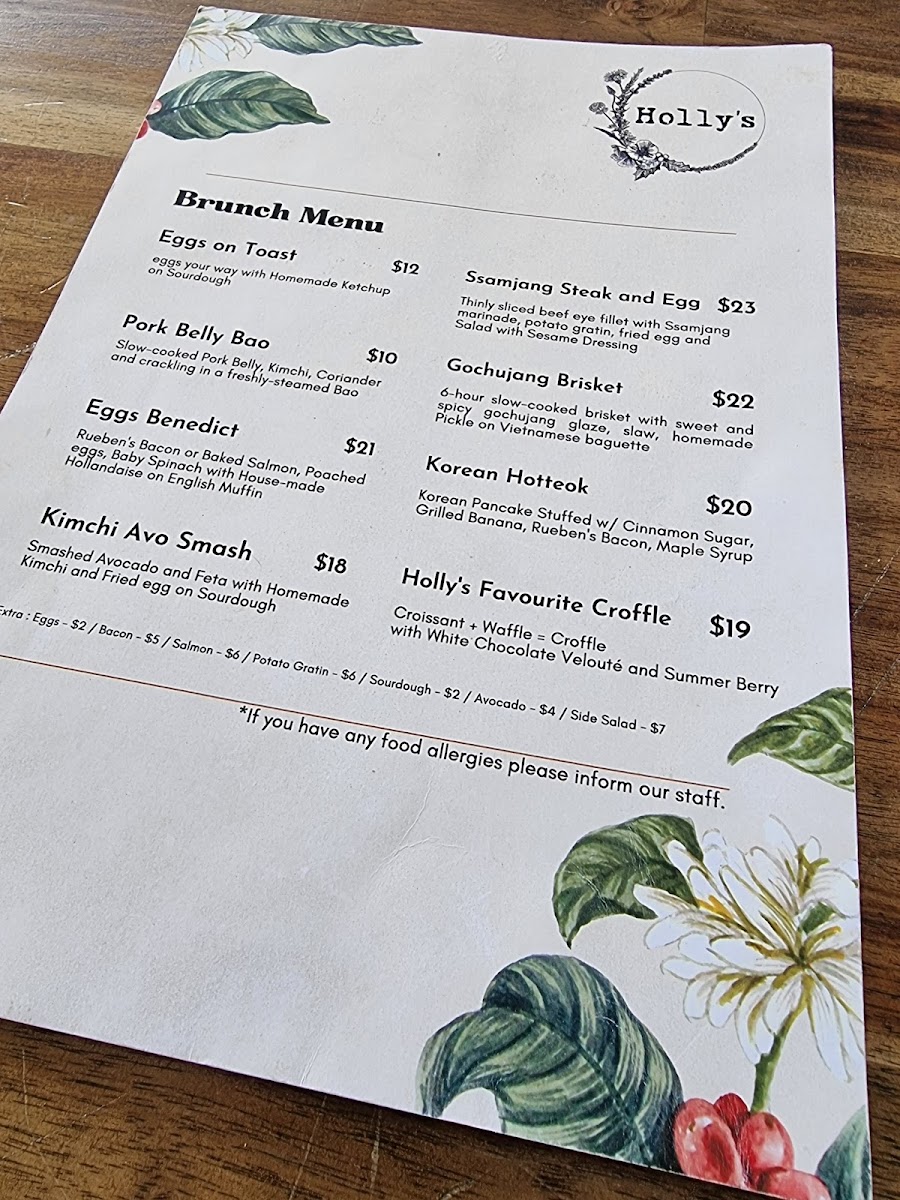 Menu Holly's Café-6
