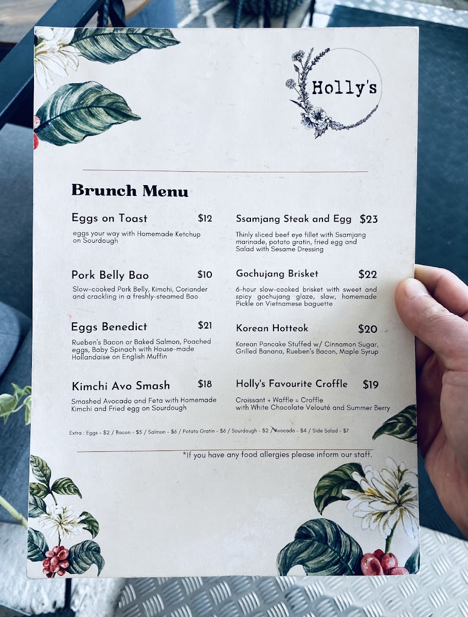 Menu Holly's Café-7