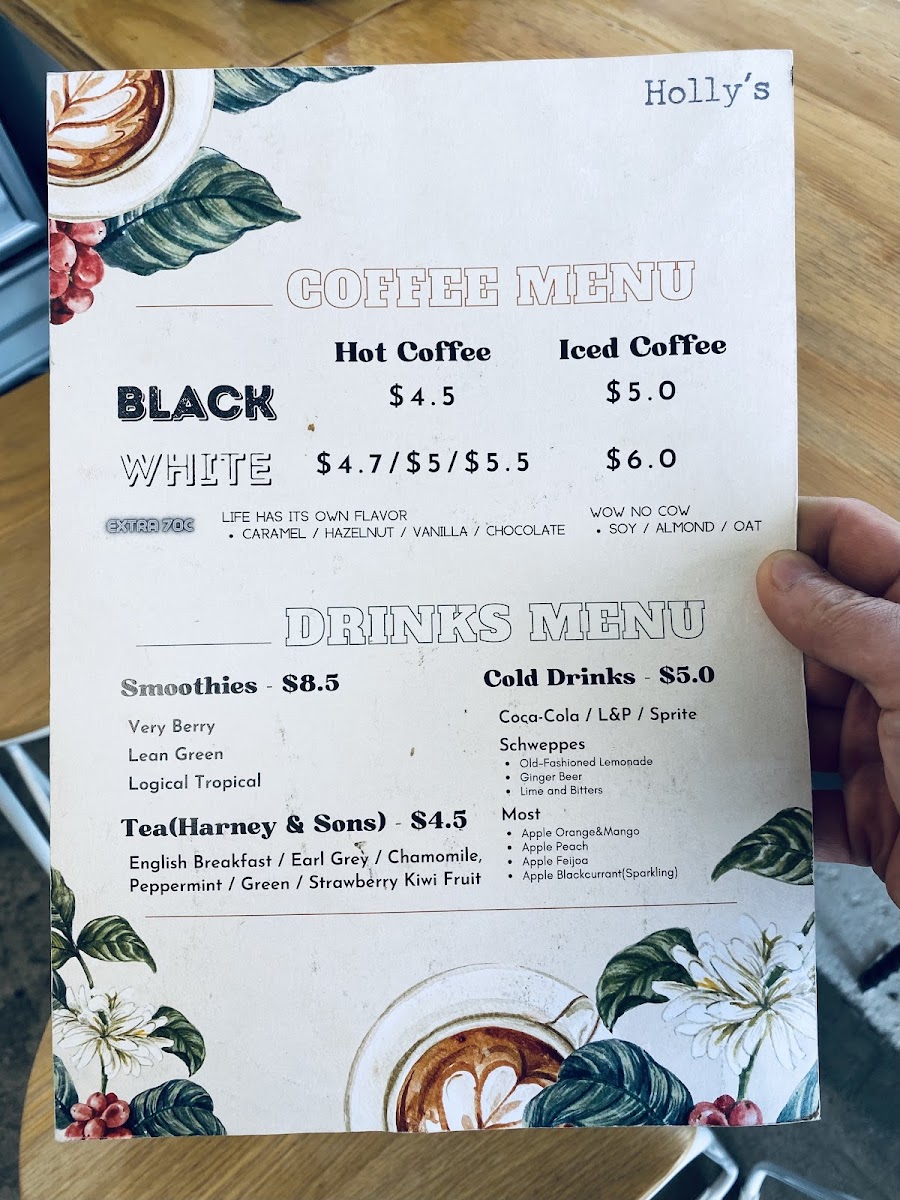 Menu Holly's Café-8