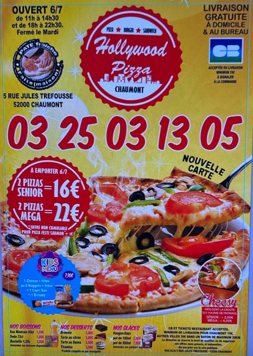 Menu Hollywood Pizza Time-6