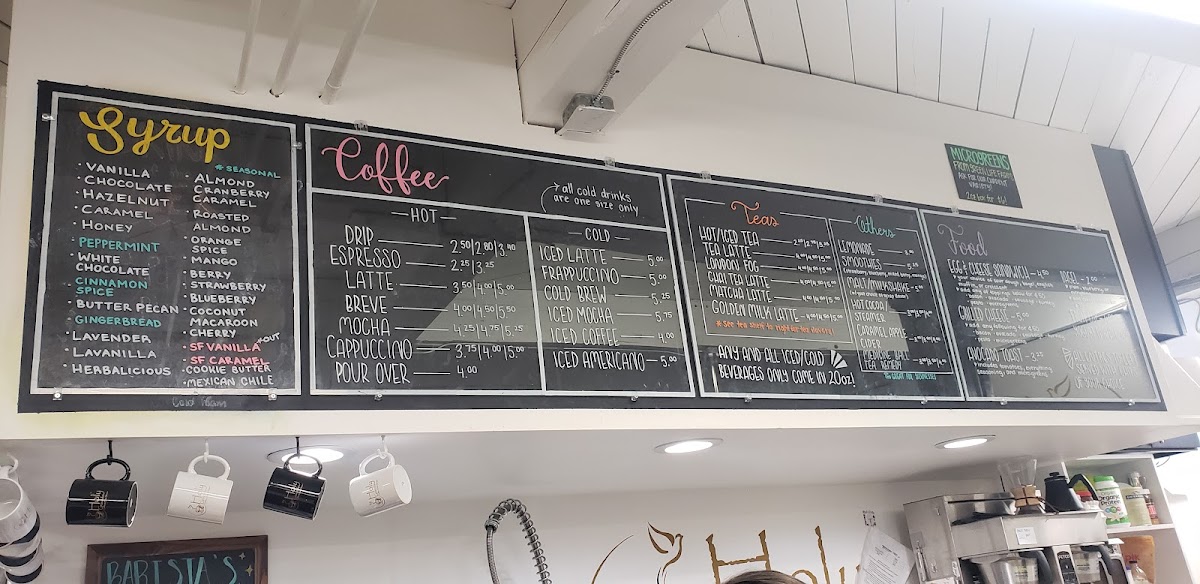 Menu Holy Grounds Coffee And Book Shoppe-4