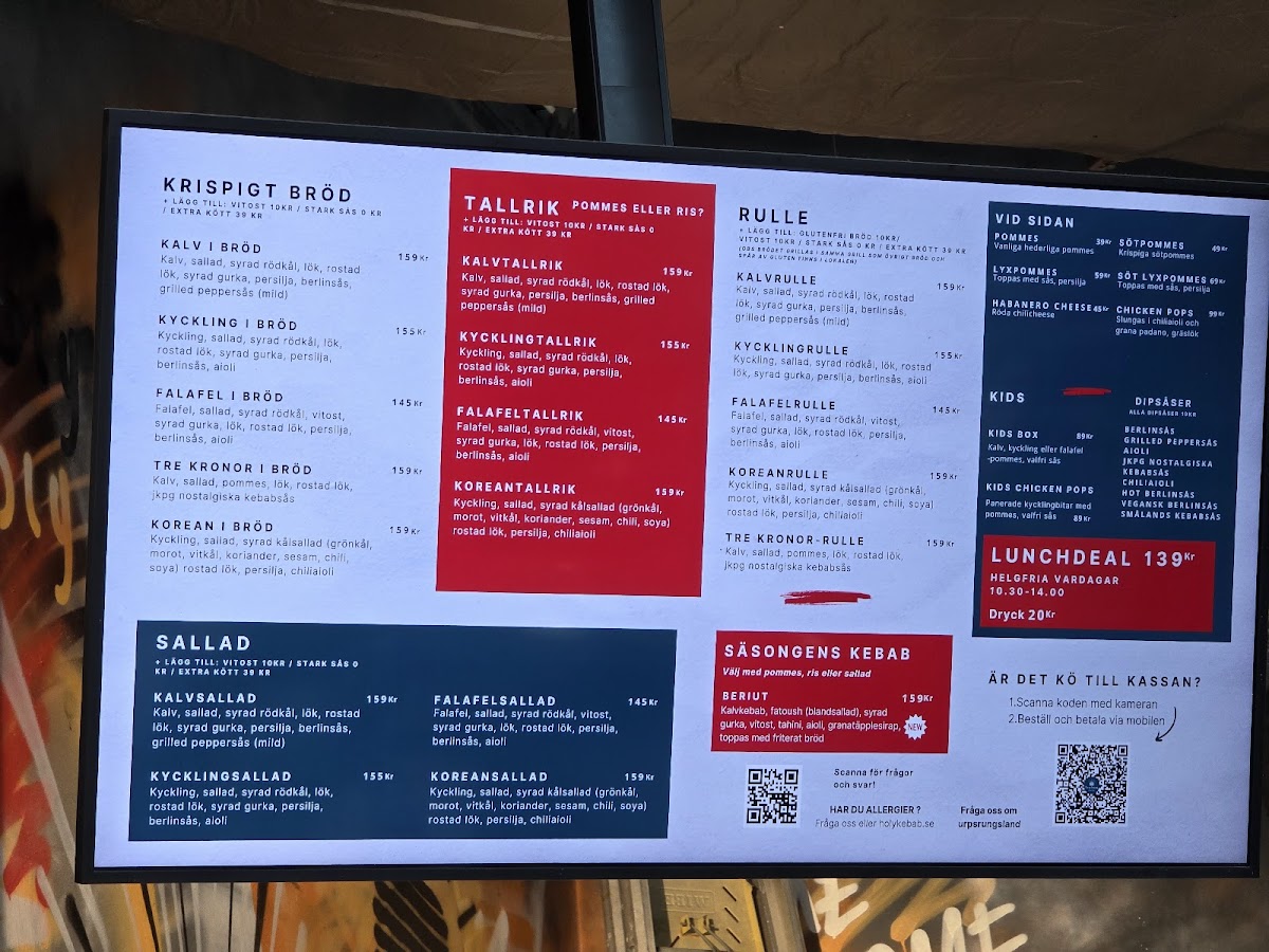 Menu Holy Kebab Jönköping-1