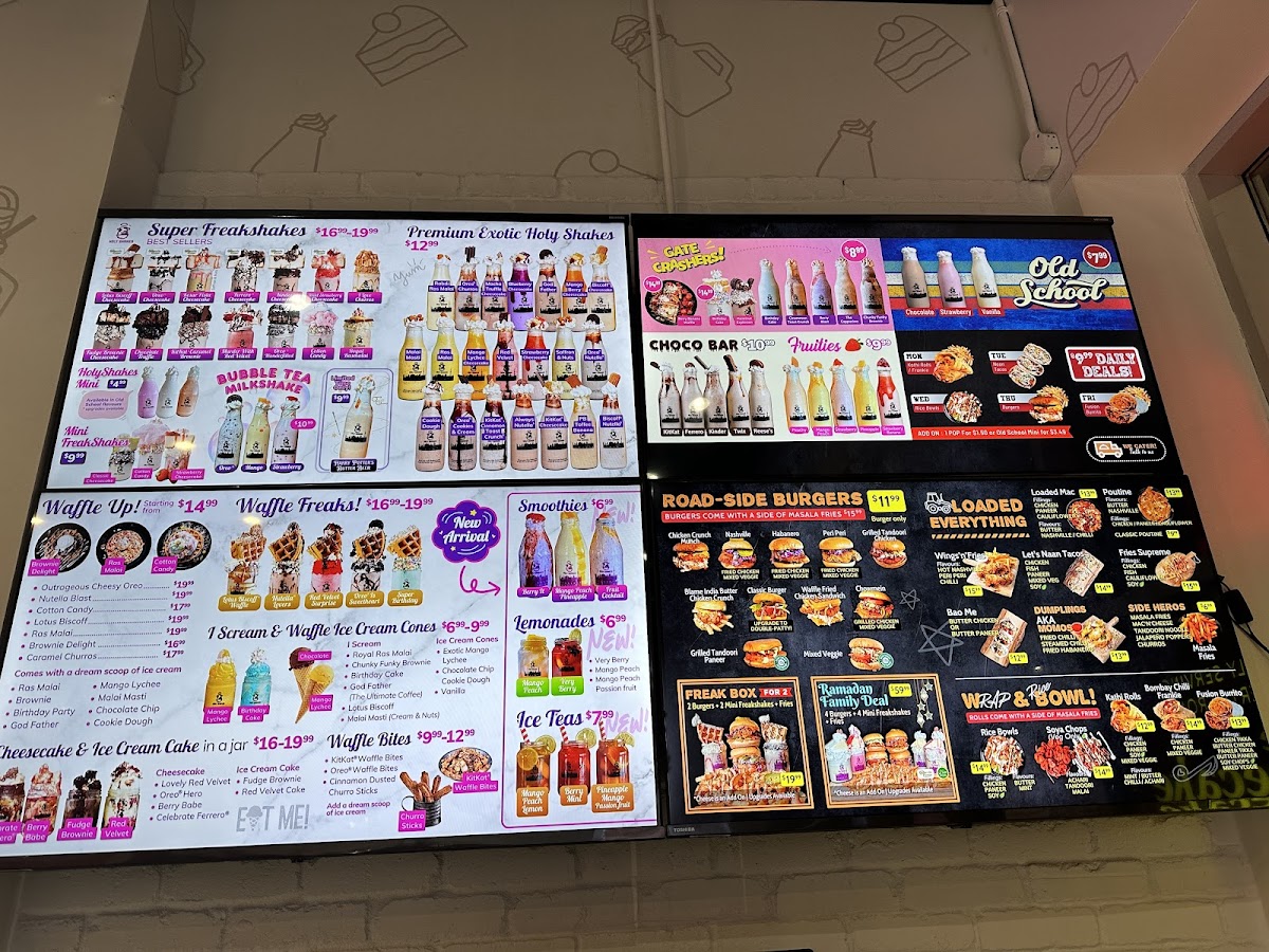 Menu Holy Shakes Burlington-6