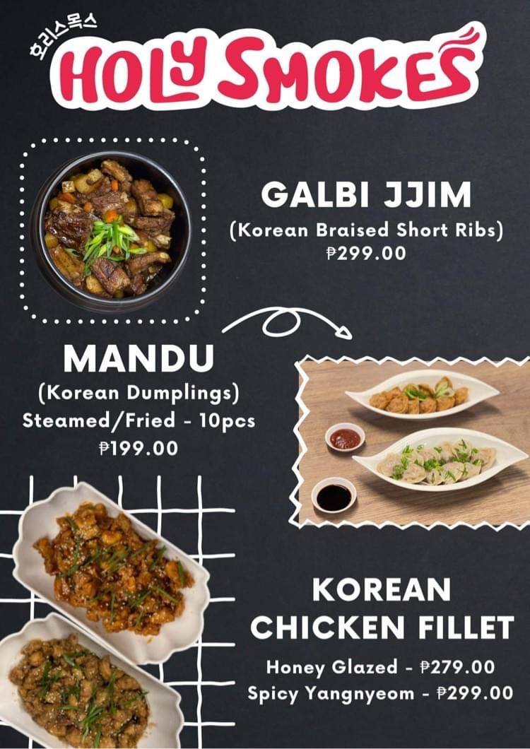 Menu Holy Smokes: Korean Grill & Resto-4