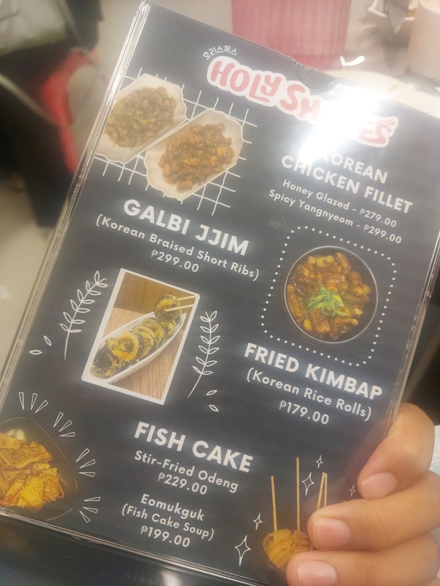 Menu Holy Smokes: Korean Grill & Resto-7