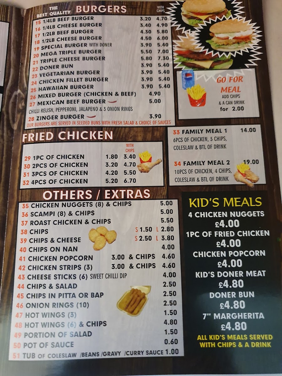 Menu Holyhead Kebab & Pizza-2