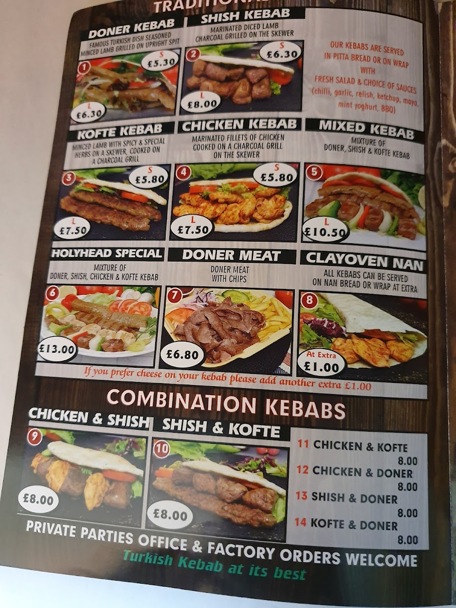 Menu Holyhead Kebab & Pizza-3
