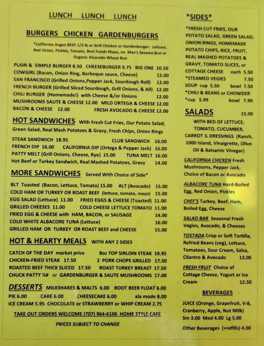 Menu Home Style Cafe-6