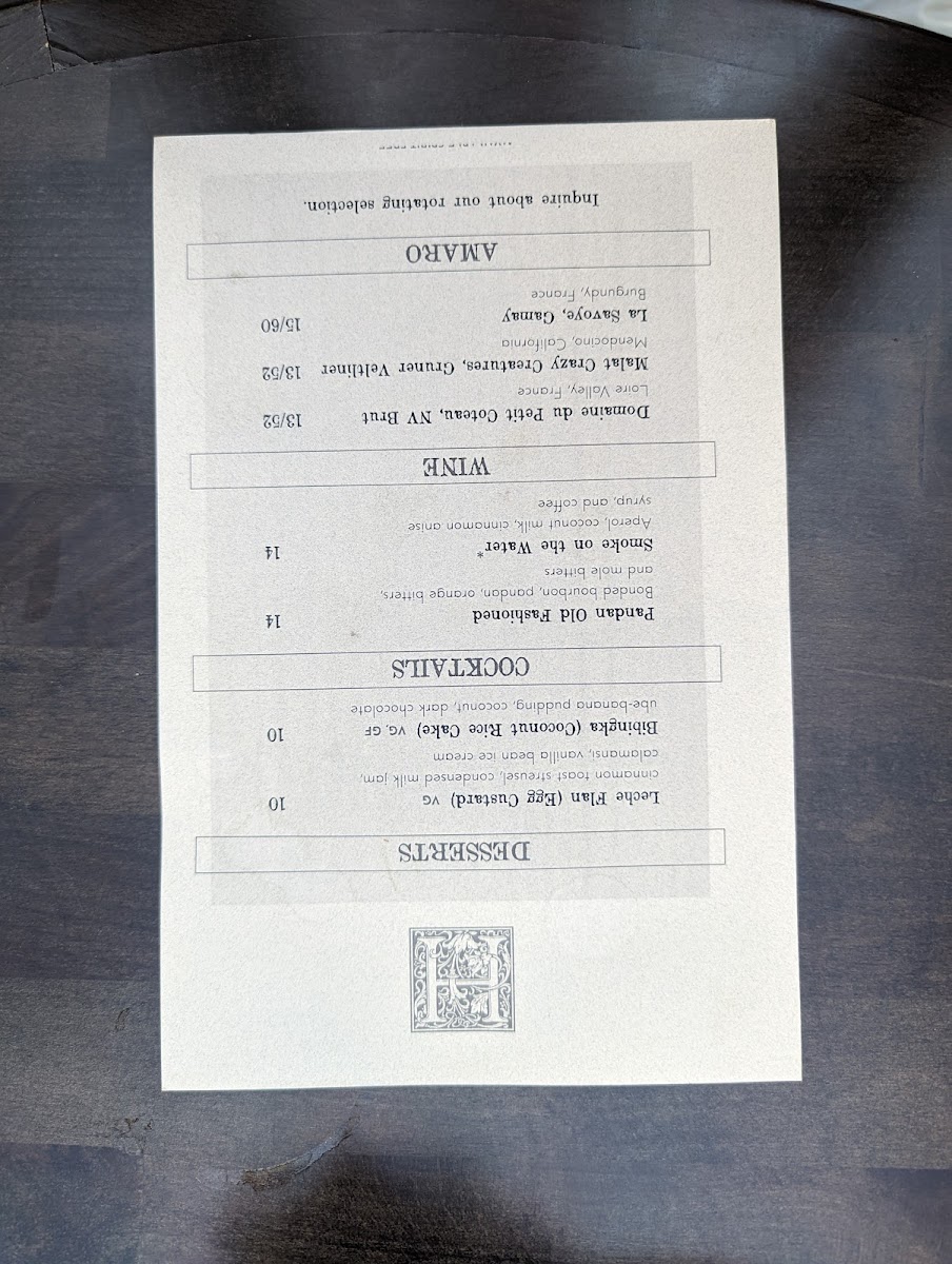 Menu Homestead On The Roof-10