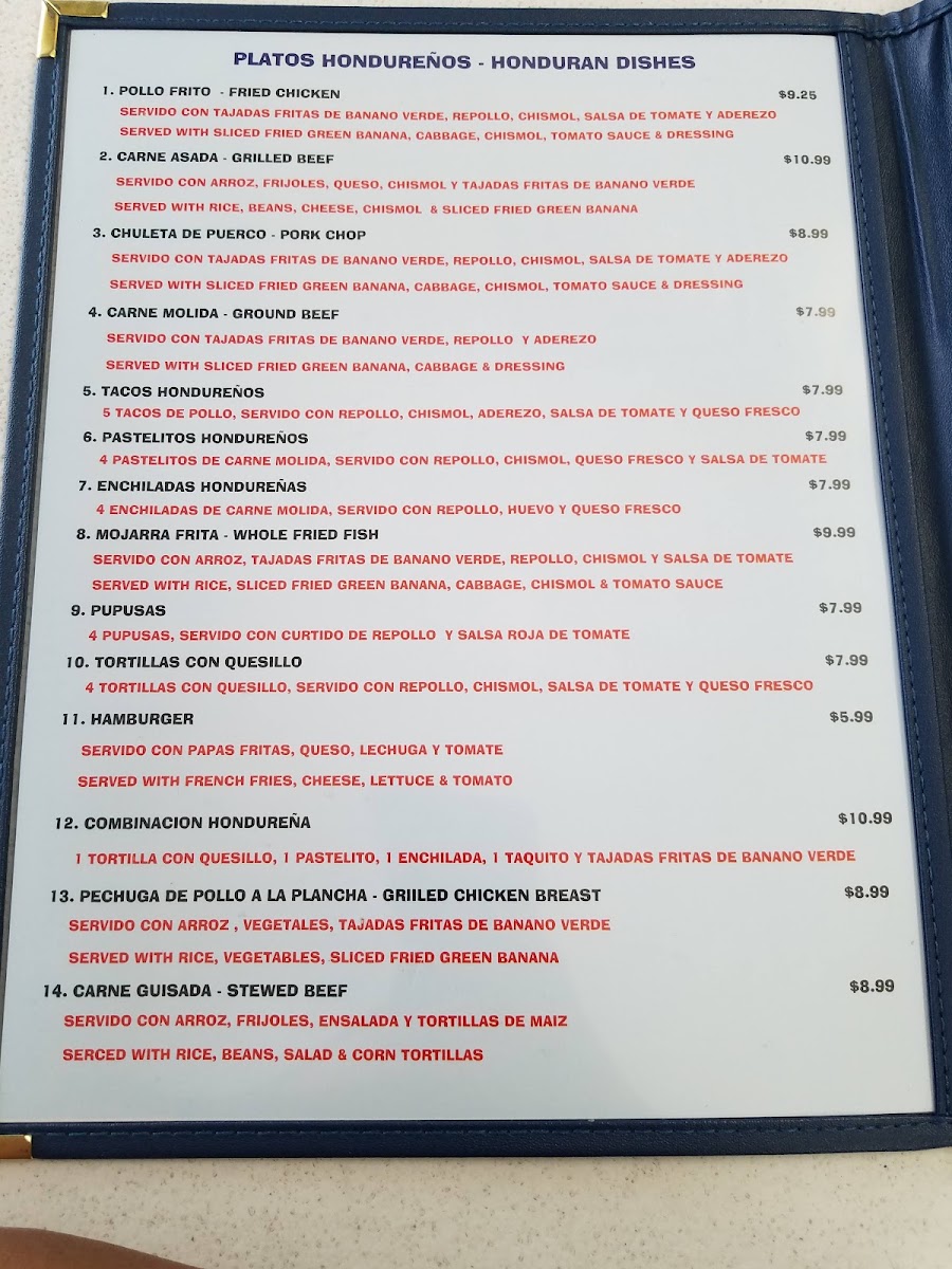 Menu Honduras Food-7