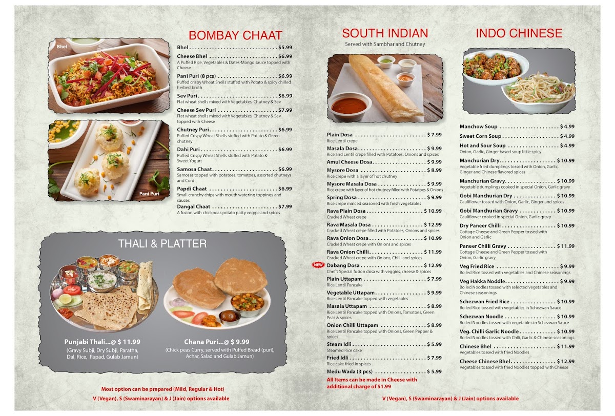 Menu Honest Indian Vegetarian Restaurant-4