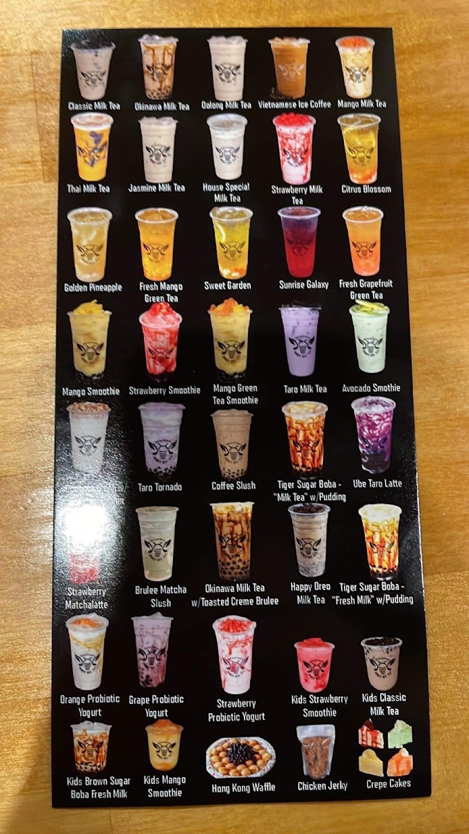 Menu Honey Bee Tea-10