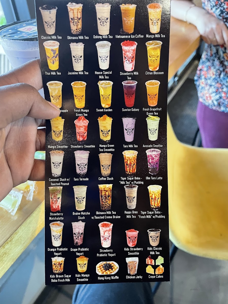Menu Honey Bee Tea-8