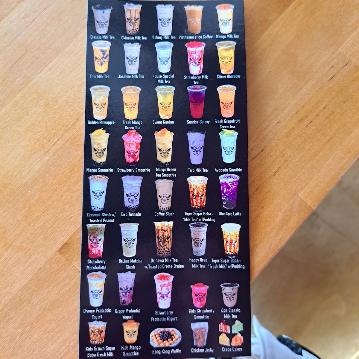 Menu Honey Bee Tea-9