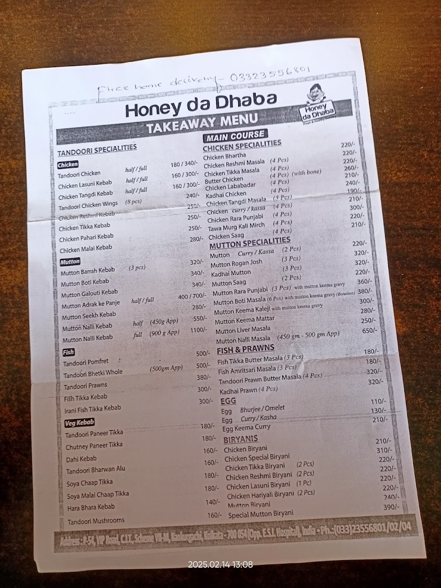 Menu Honey Da Dhaba-4