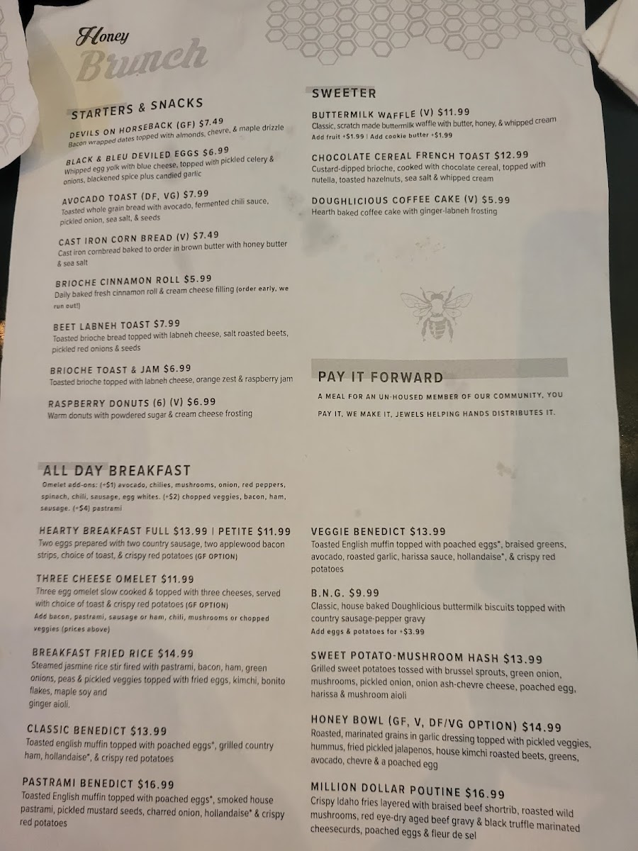 Menu Honey Eatery And Social Club-5