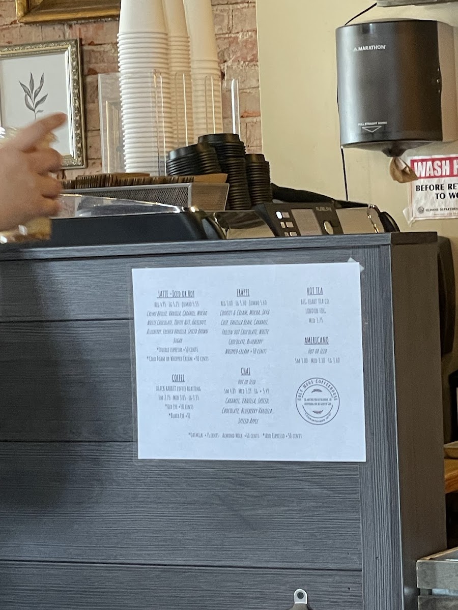 Menu Honey Mugs Coffee Co-5