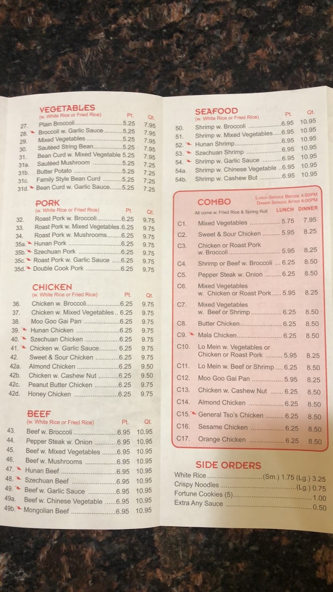 Menu Hong Kong Buffet Sushi Hibachi Lounge-4