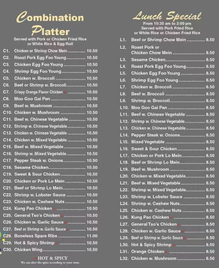 Menu Hong Kong King Buffet-2