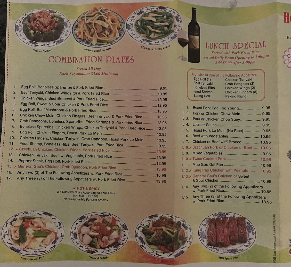 Menu Hong Kong Taste-3