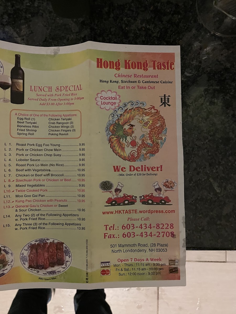 Menu Hong Kong Taste-4