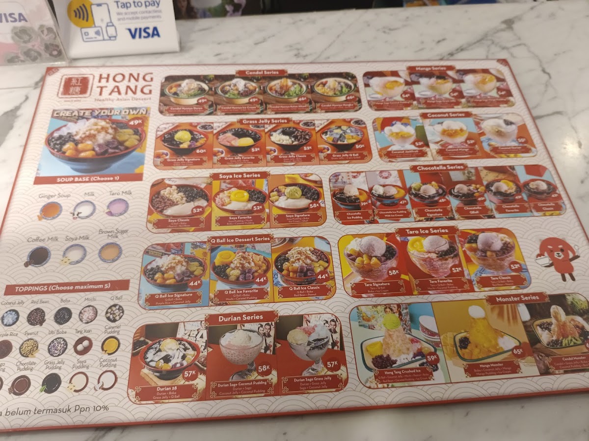 Menu Hong Tang Healthy Dessert Grand Indonesia West Mall-9