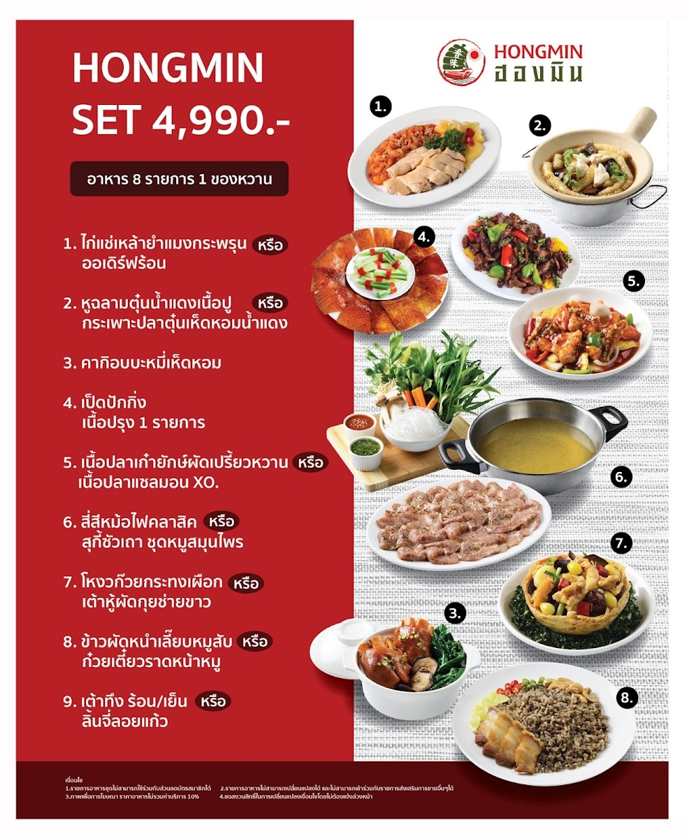 Menu Hongmin-10