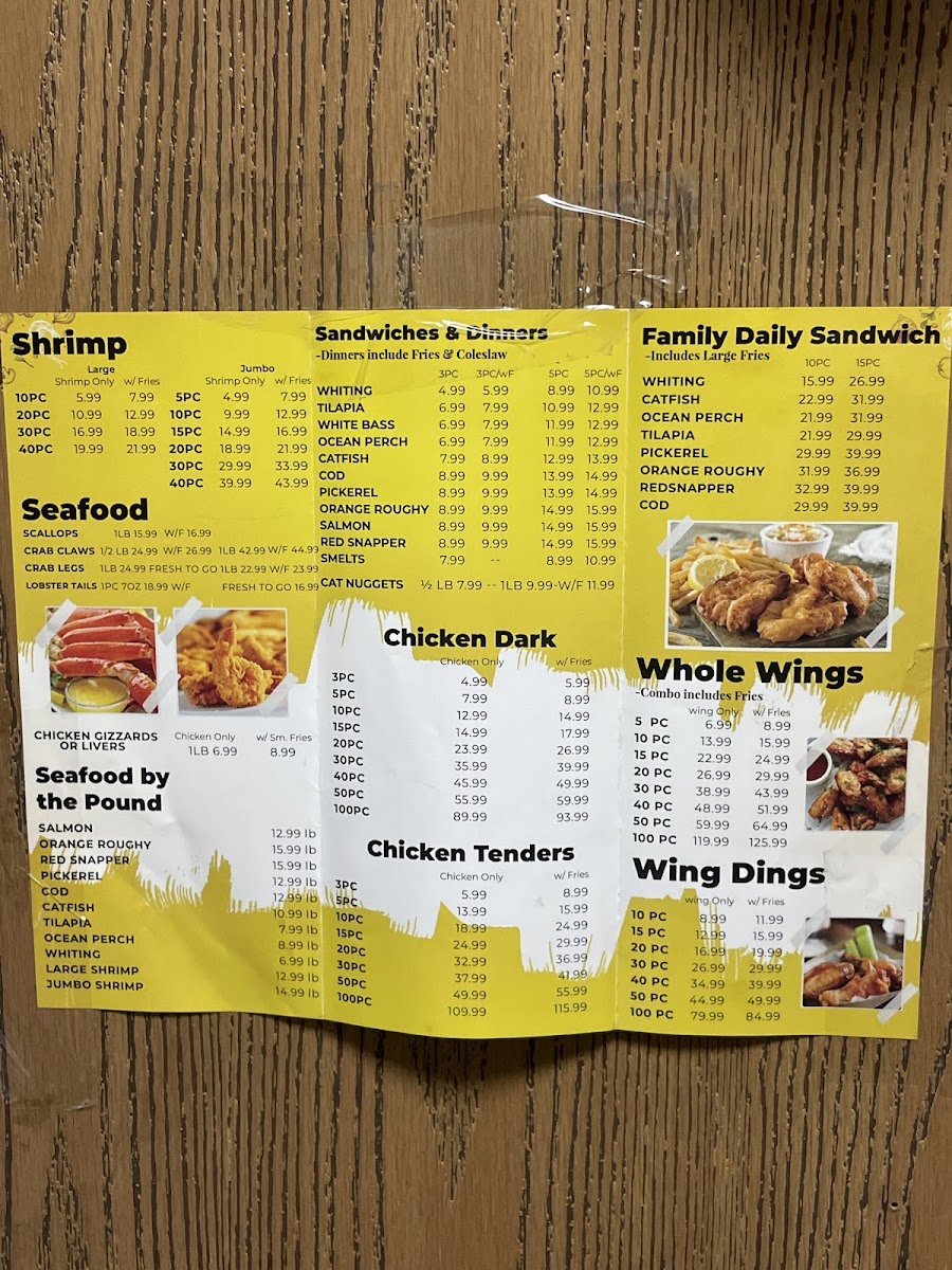 Menu Hook Market Fish & Chicken And Seafood-2
