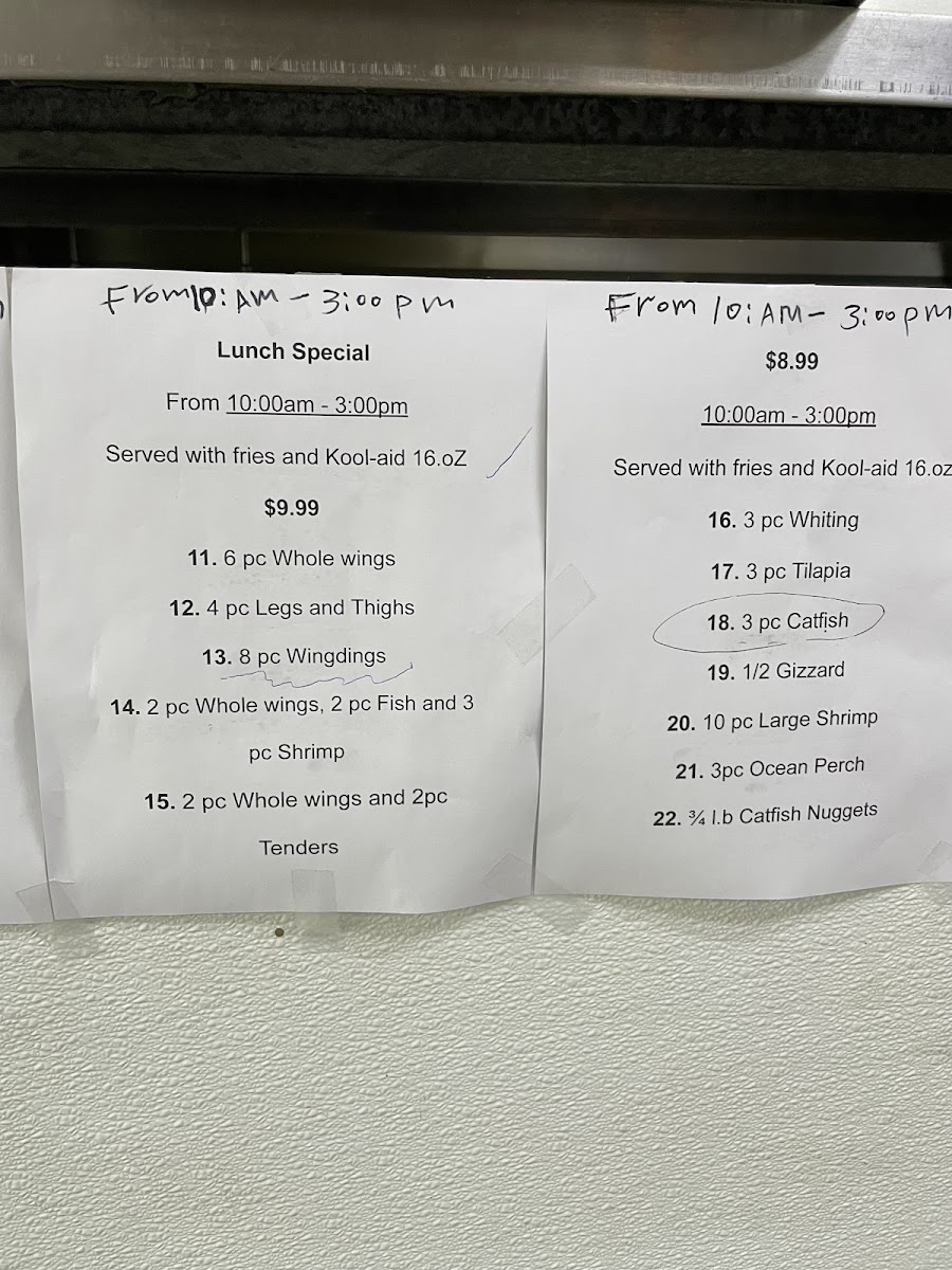 Menu Hook Market Fish & Chicken And Seafood-3
