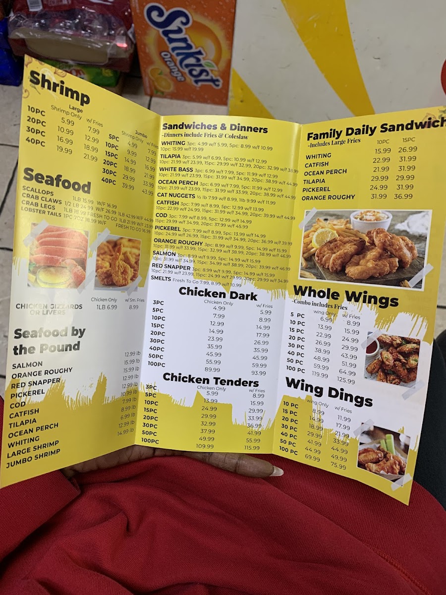 Menu Hook Market Fish & Chicken And Seafood-4