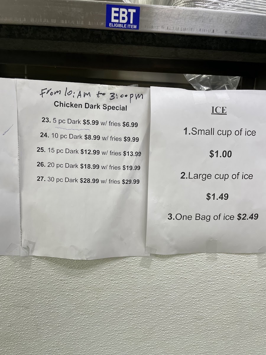 Menu Hook Market Fish & Chicken And Seafood-7