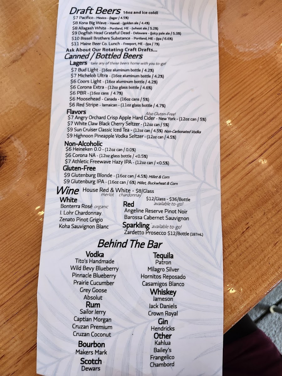 Menu Hooks Chill & Grille-1