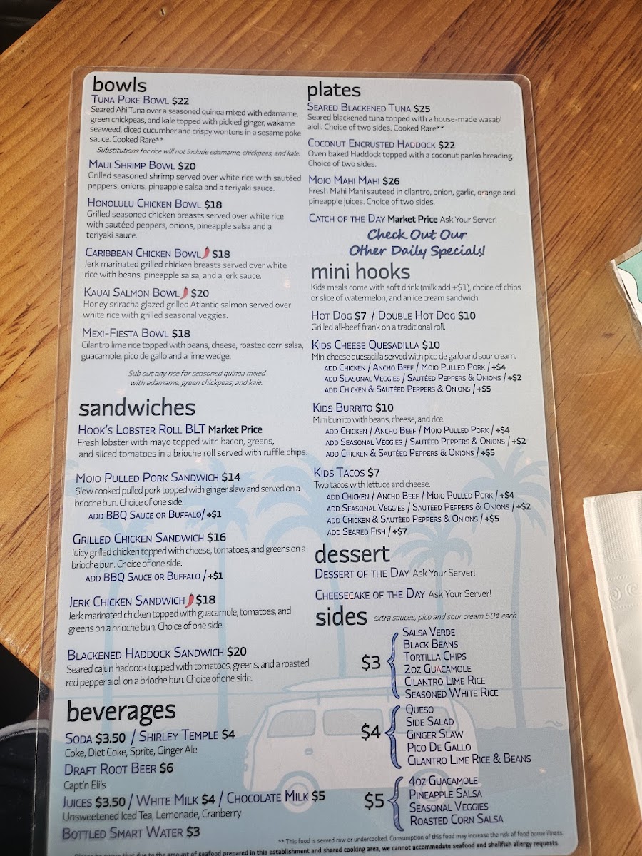 Menu Hooks Chill & Grille-4