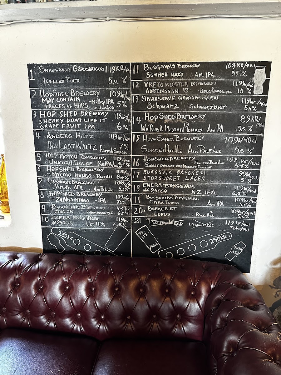 Menu Hop Shed Brew Pub-2