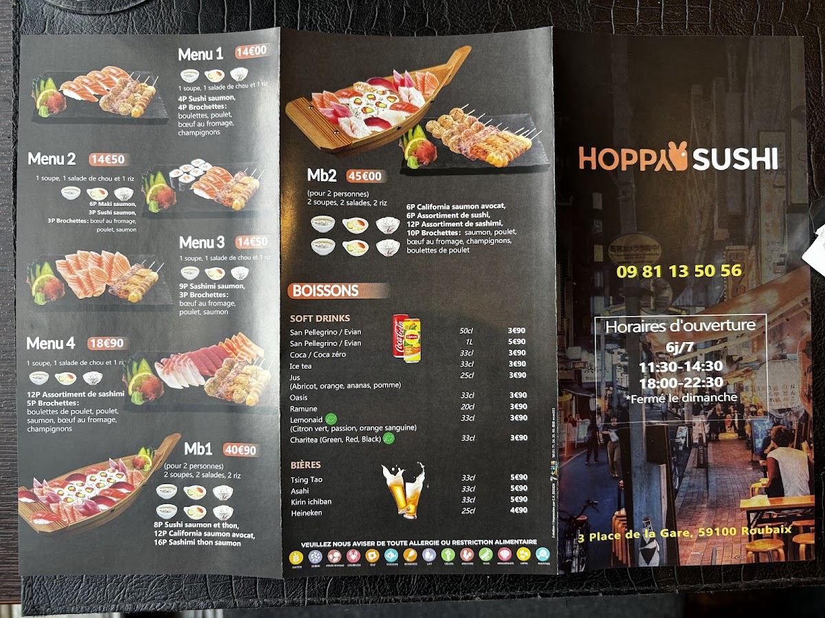 Menu Hoppy Sushi-1