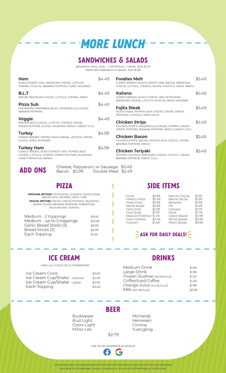 Menu Hoptown Foodies-1