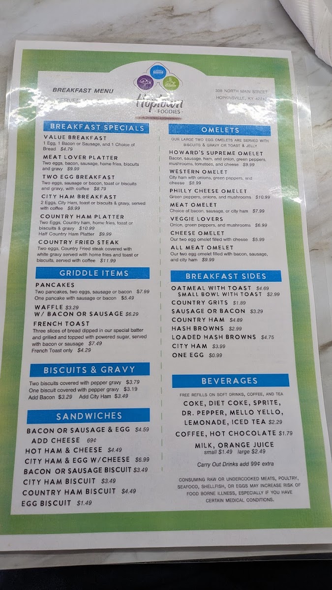 Menu Hoptown Foodies-2
