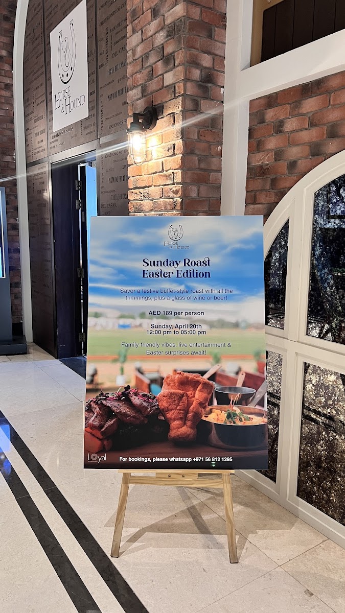 Menu Horse & Hound-10