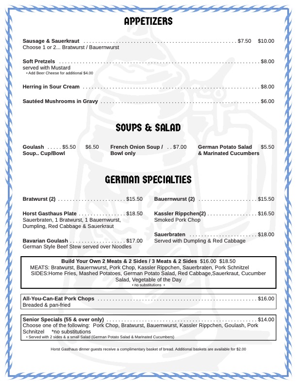 Menu Horst Gasthaus-2