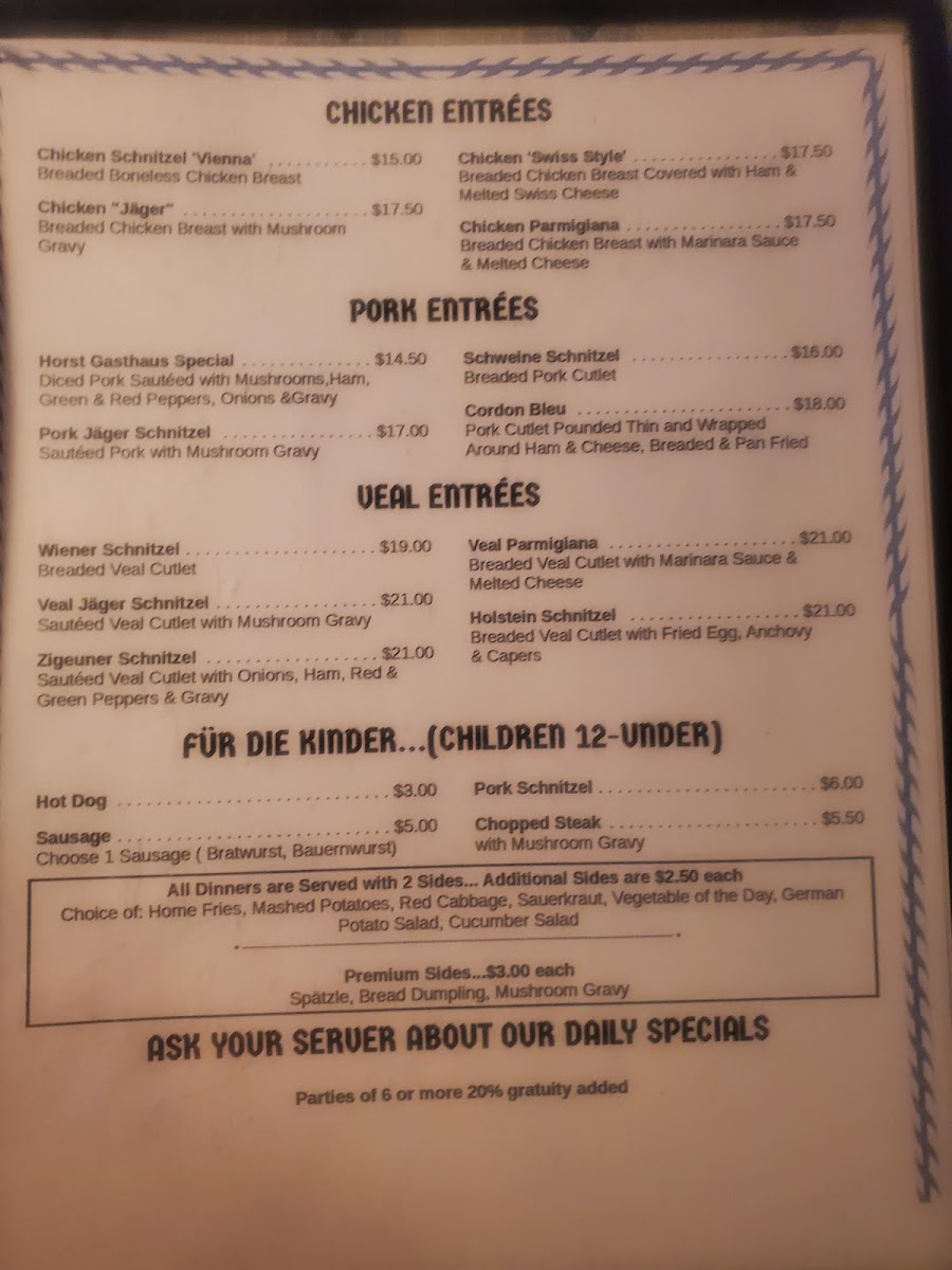 Menu Horst Gasthaus-8