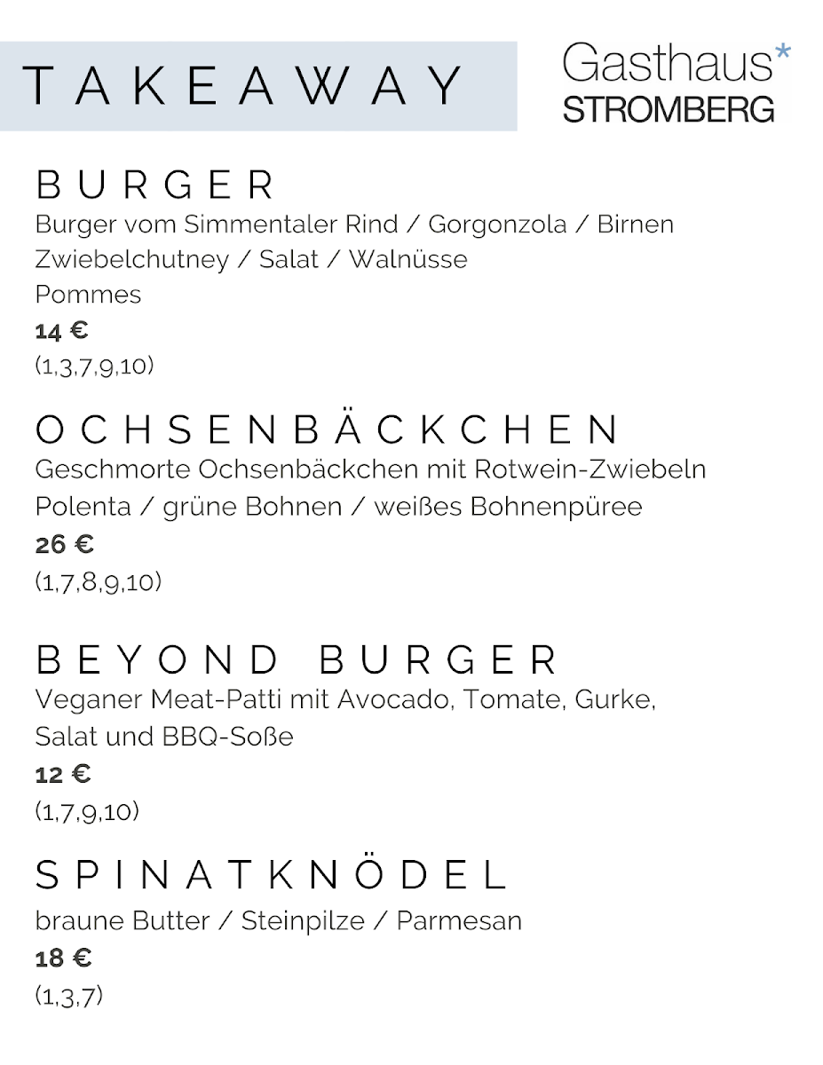 Menu Host Gmbh Gasthaus Stromberg-10