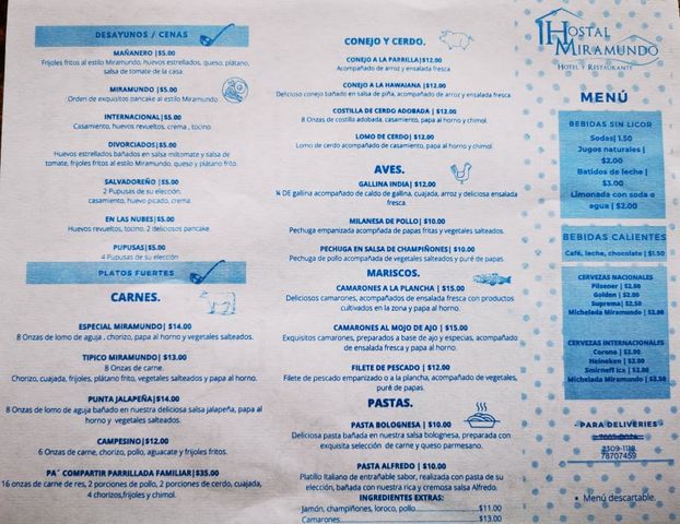 Menu Hostal Miramundo-3