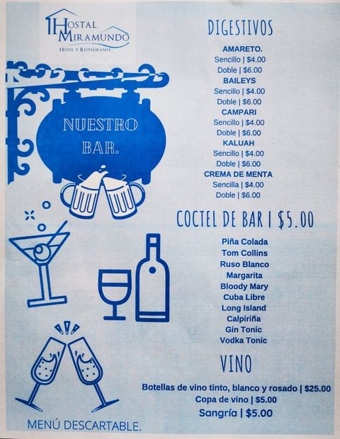 Menu Hostal Miramundo-6