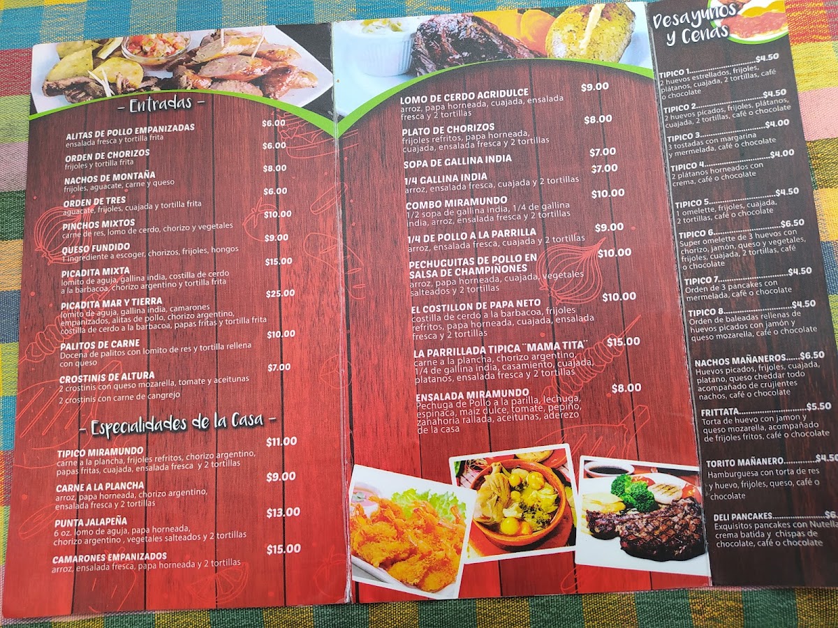 Menu Hostal Miramundo-7